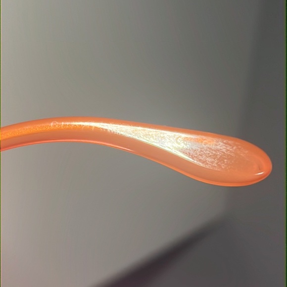 Authentic Gucci nude blush pink gradient sunglasses oversized round cat eye - Picture 16 of 17